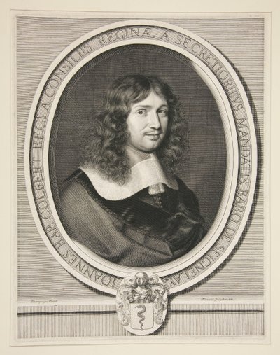Jean-Baptiste Colbert, generalny kontroler finansów autorstwa Robert Nanteuil