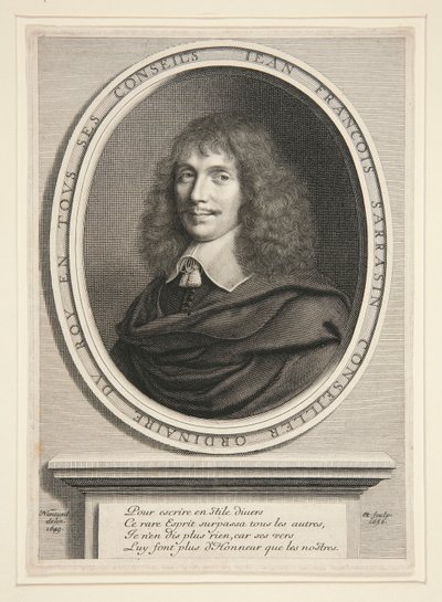 Jean-François Sarrasin, literat autorstwa Robert Nanteuil