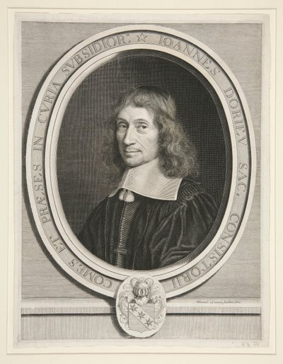 Jean Dorieu, prezes Trybunału Pomocy (1596-1679) autorstwa Robert Nanteuil