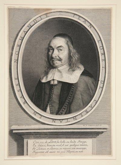 Jean Loret (1595-1665) francuski pisarz autorstwa Robert Nanteuil