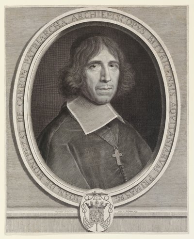 Jean de Montpezat de Carbon, arcybiskup Bourges, następnie Sens (arcybiskup Bourges, następnie Sens) autorstwa Robert Nanteuil