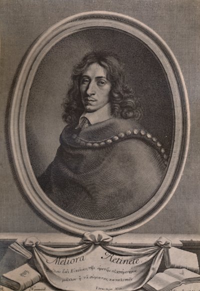 John Evelyn, angielski pisarz, ogrodnik i pamiętnikarz, c1650 1894 autorstwa Robert Nanteuil