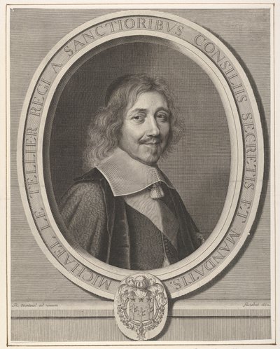 Kanclerz Michel IV Le Tellier, 1662. autorstwa Robert Nanteuil