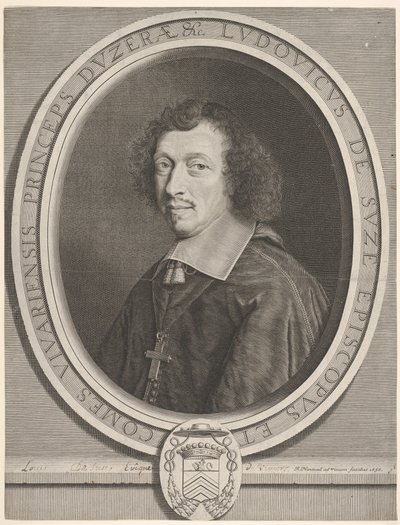 Louis-Francois de La Baume de Suze, 1656. autorstwa Robert Nanteuil
