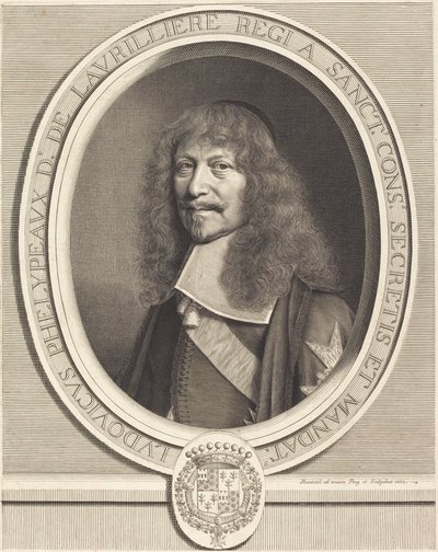 Louis Phelypeaux de La Vrilliere autorstwa Robert Nanteuil