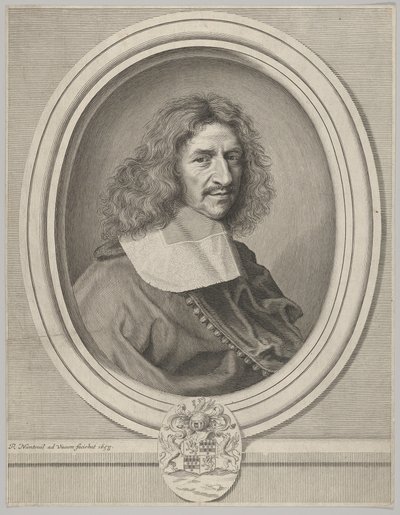 Ludwik Hesselin, 1658. autorstwa Robert Nanteuil
