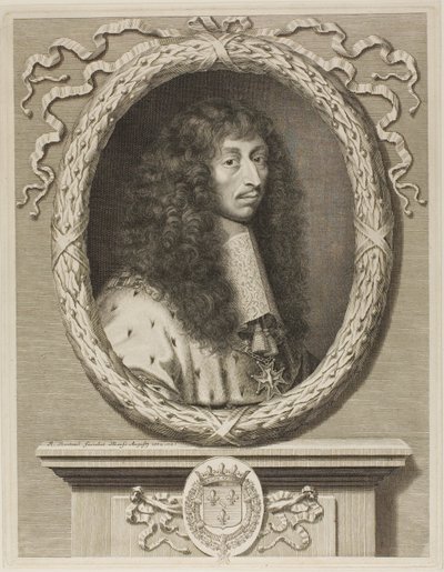 Ludwik II de Bourbon, książę Condé autorstwa Robert Nanteuil