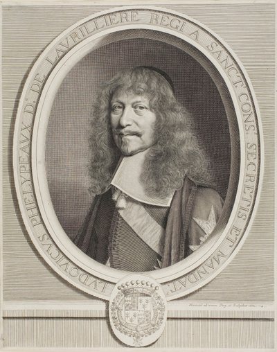 Louis Phélypeaux de la Vrillière autorstwa Robert Nanteuil