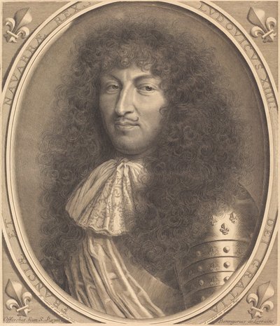 Ludwik XIV autorstwa Robert Nanteuil