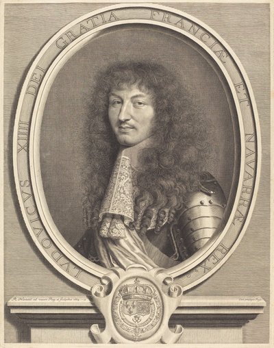 Ludwik XIV autorstwa Robert Nanteuil