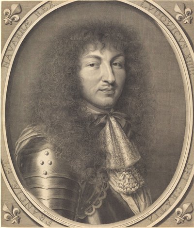 Ludwik XIV autorstwa Robert Nanteuil
