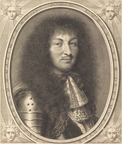 Ludwik XIV autorstwa Robert Nanteuil
