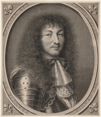 Ludwik XIV autorstwa Robert Nanteuil