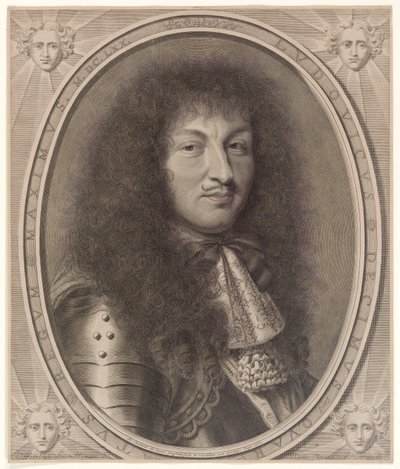 Ludwik XIV autorstwa Robert Nanteuil