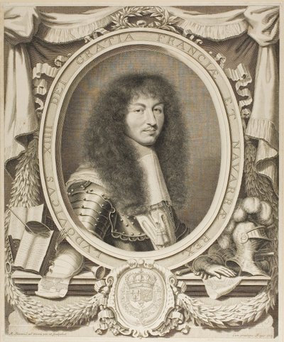 Ludwik XIV autorstwa Robert Nanteuil