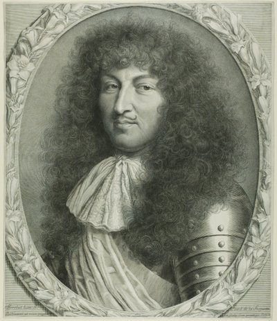 Ludwik XIV autorstwa Robert Nanteuil