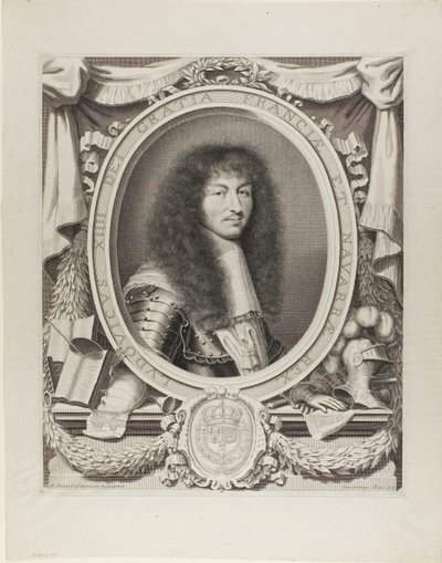 Ludwik XIV autorstwa Robert Nanteuil