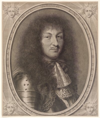 Ludwik XIV autorstwa Robert Nanteuil