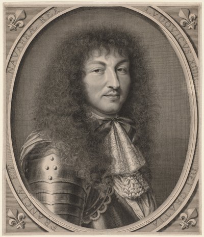 Ludwik XIV, 1666. autorstwa Robert Nanteuil