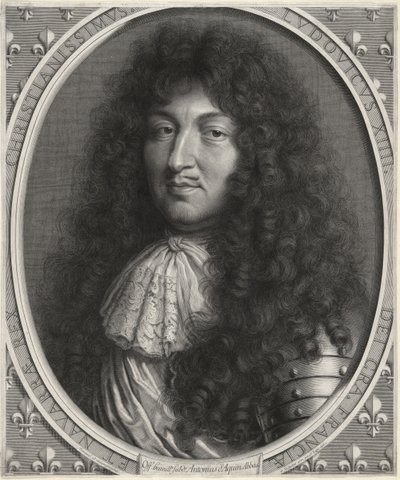 Ludwik XIV, król Francji (1638-1678) autorstwa Robert Nanteuil