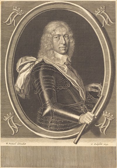 Louis de Bourbon-Vendome, książę Mercoeur autorstwa Robert Nanteuil