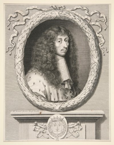 Louis de Bourbon, II o imieniu Książę Cond?, przezwisko? Monsieur le Prince (Louis II de Bourbon, Prince of Cond?, nazywany Mister Prince) (1621-1686) autorstwa Robert Nanteuil