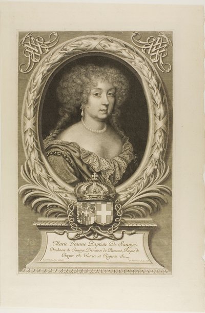 Marie Jeanne Baptiste de Savoye autorstwa Robert Nanteuil