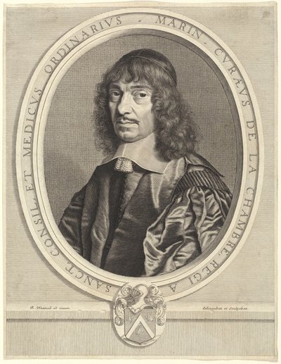 Marin Cureau de la Chambre autorstwa Robert Nanteuil