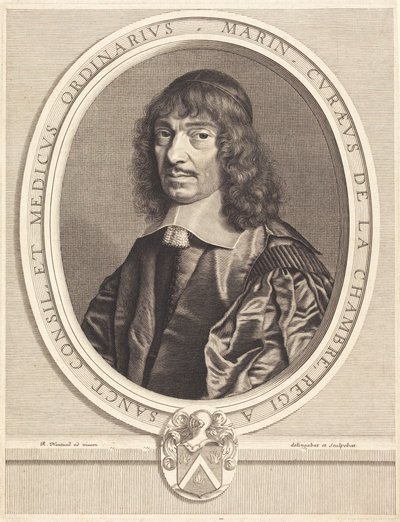 Marin Cureau de la Chambre autorstwa Robert Nanteuil
