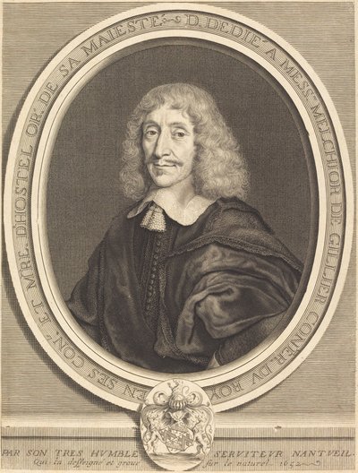 Melchior de Gillier autorstwa Robert Nanteuil