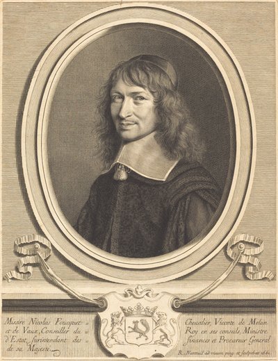 Mikołaj Fouquet autorstwa Robert Nanteuil