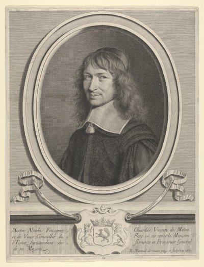 Mikołaj Fouquet, 1661. autorstwa Robert Nanteuil