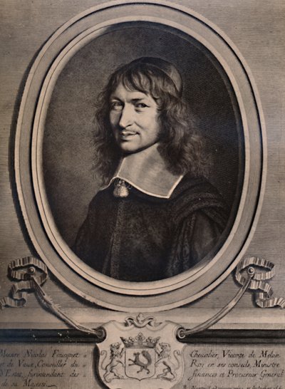 Nicolas Fouquet, minister finansów Ludwika XIV Francji, XVII wiek 1894 autorstwa Robert Nanteuil