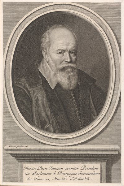 Pierre Jeannin, ca. 1656. autorstwa Robert Nanteuil