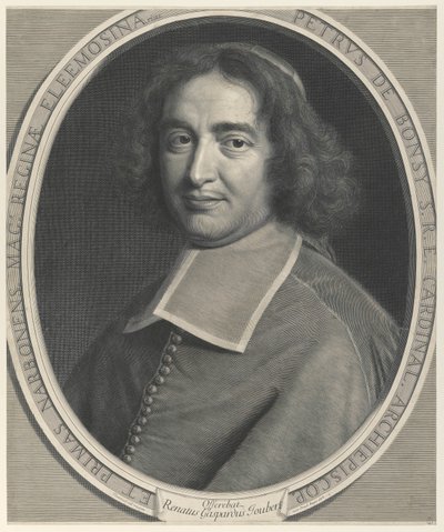Pierre de Bonzi, kardynał, arcybiskup Narbonne (kardynał, arcybiskup Narbonne) autorstwa Robert Nanteuil