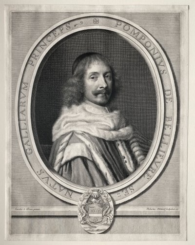 Pomponne II z Bellievre autorstwa Robert Nanteuil