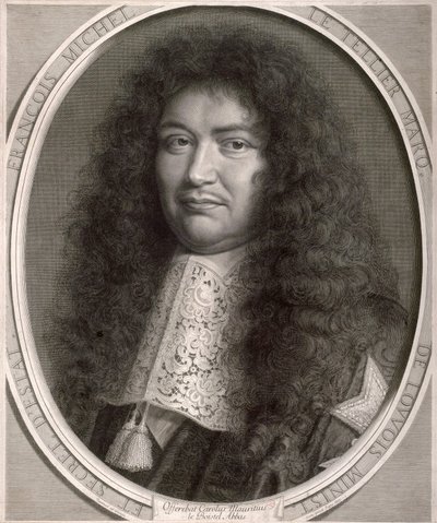 Portret Francois Michel Le Tellier autorstwa Robert Nanteuil