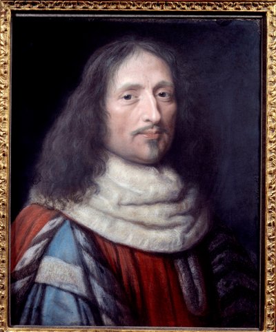 Portret Guillaume de Lamoignon (1617-1677) Pierwszy przewodniczący Parlamentu Paryskiego Obraz Roberta Nanteuila (1623-1678) XVII-wieczny Paryż, Musee Carnavalet autorstwa Robert Nanteuil