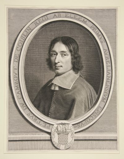 Portret kardynała de Coislin autorstwa Robert Nanteuil