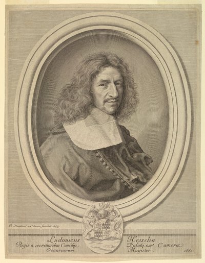 Portret Louisa Hesselina autorstwa Robert Nanteuil