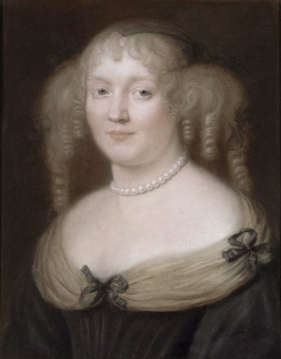 Portret Marii de Rabutin-Chantal, markizy de Sévigné 1626-1696, ok. 1665. autorstwa Robert Nanteuil