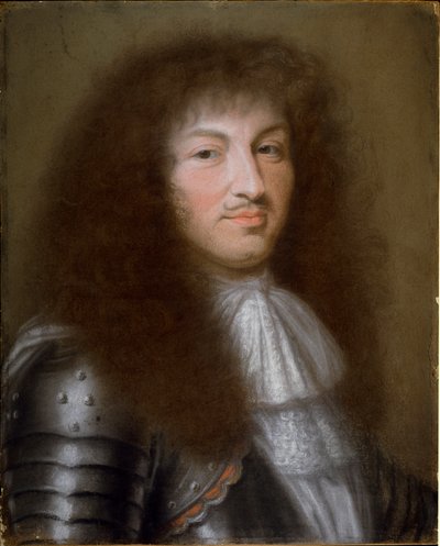Portret króla Francji Ludwika XIV autorstwa Robert Nanteuil