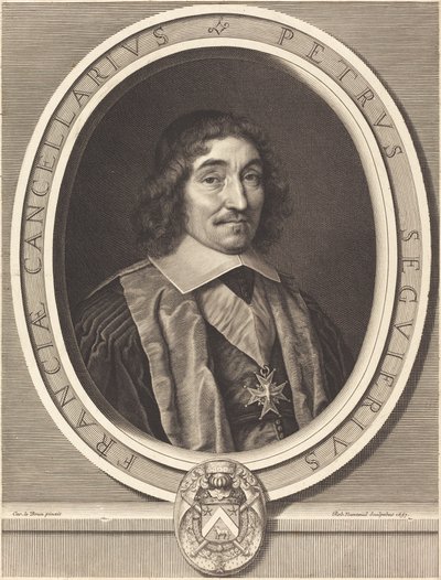 Kanclerz Pierre Seguier autorstwa Robert Nanteuil after Charles Le Brun