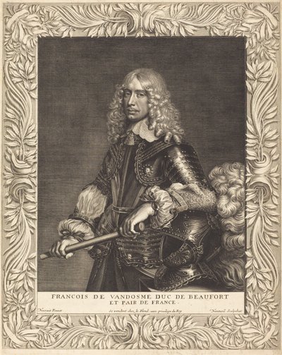 Francois, książę Beaufort autorstwa Robert Nanteuil after Jean Nocret