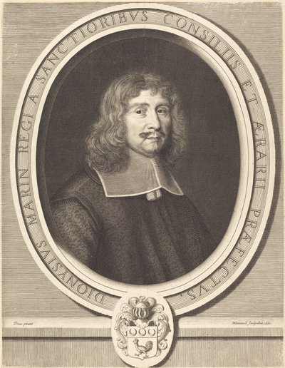 Denis Marin autorstwa Robert Nanteuil after Jean de Dieu