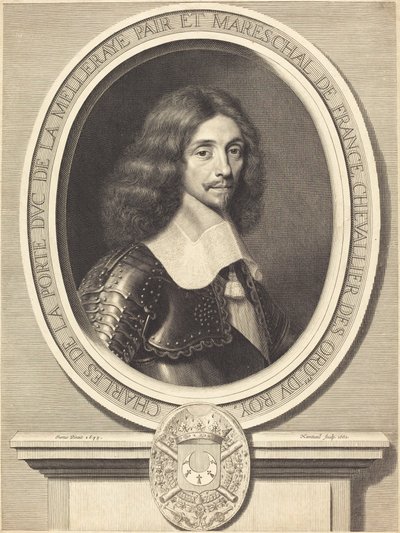 Marszałek de La Meilleraye autorstwa Robert Nanteuil after Justus van Verus