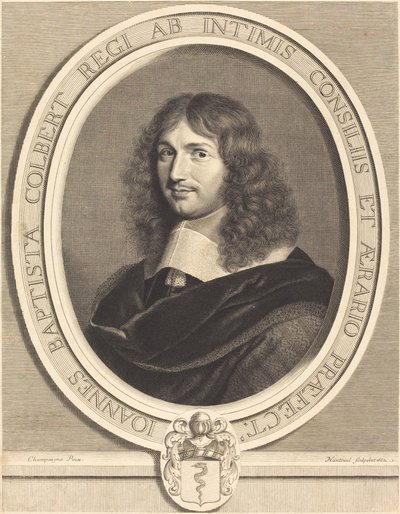 Jean-Baptiste Colbert autorstwa Robert Nanteuil after Philippe de Champaigne