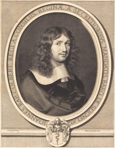 Jean-Baptiste Colbert autorstwa Robert Nanteuil after Philippe de Champaigne