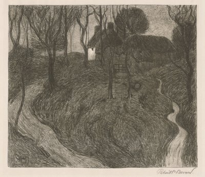 Samotna farma [Hawkridge] autorstwa Robert Polhill Bevan
