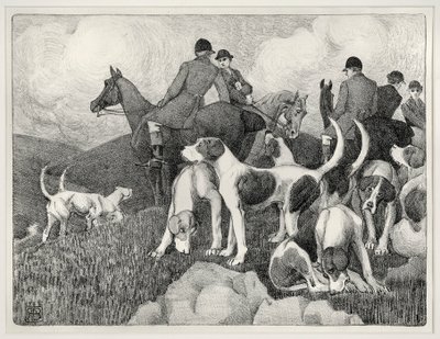 Scena polowania (lito) autorstwa Robert Polhill Bevan